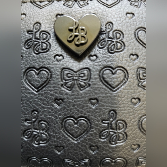 Betsey Johnson Black LBMONEY Women's Wallet, NEW! 4" X 3½" - Picture 3 of 9